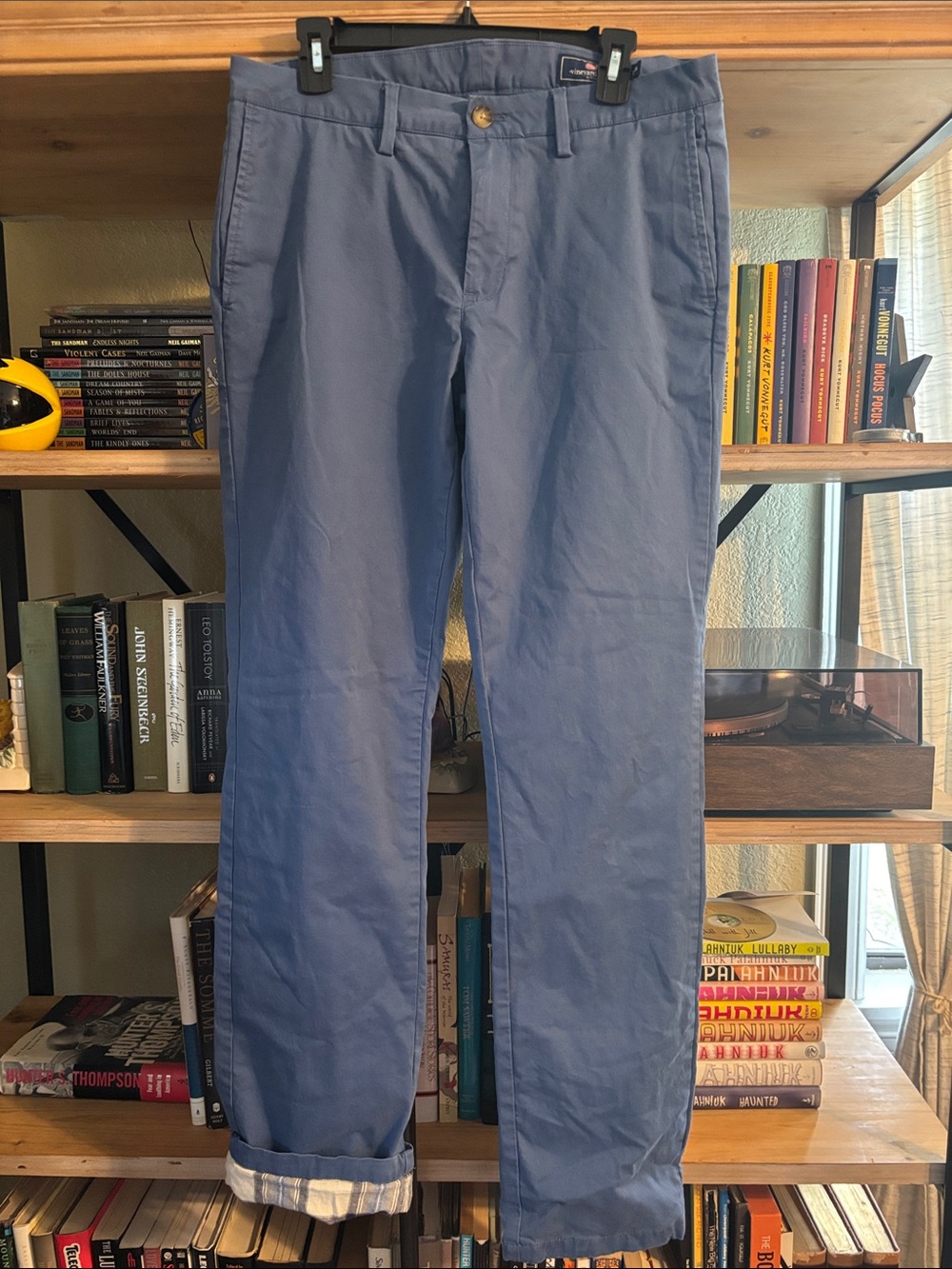 Vineyard Vines Slate Blue Fleece-lined Chinos